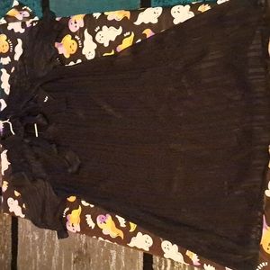 DKNY Dress Tie Neck over V neck